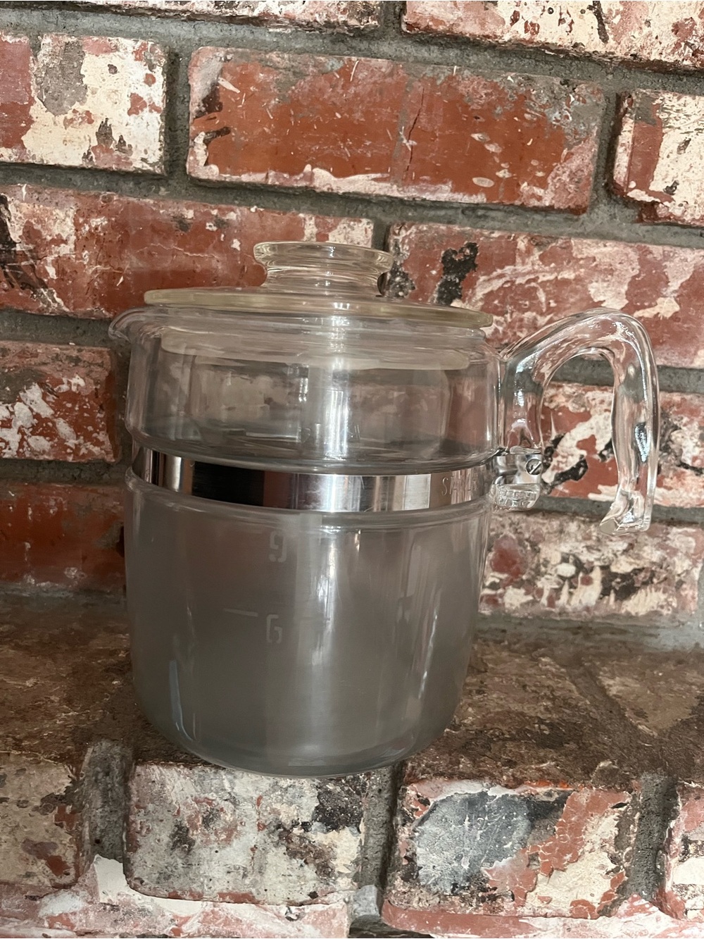 Rare Vintage PYREX Flameware 9-cup Percolator